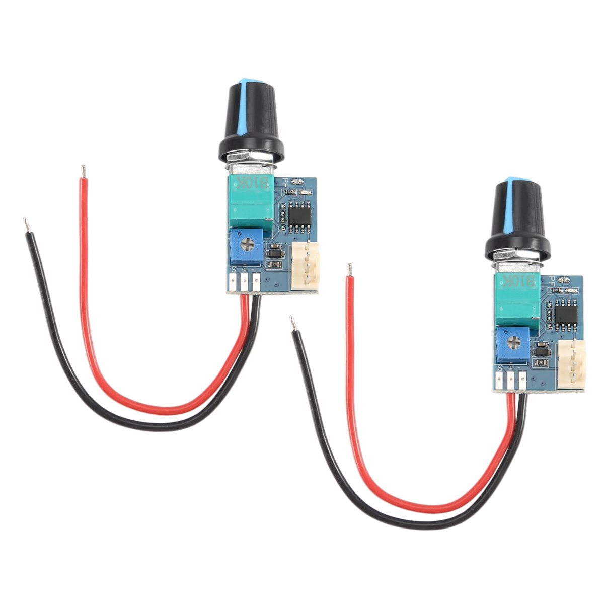 DTD4 【50% OFF】2PCS DC12V 4 Pin - Case Fan Controller ulasan dan harga
