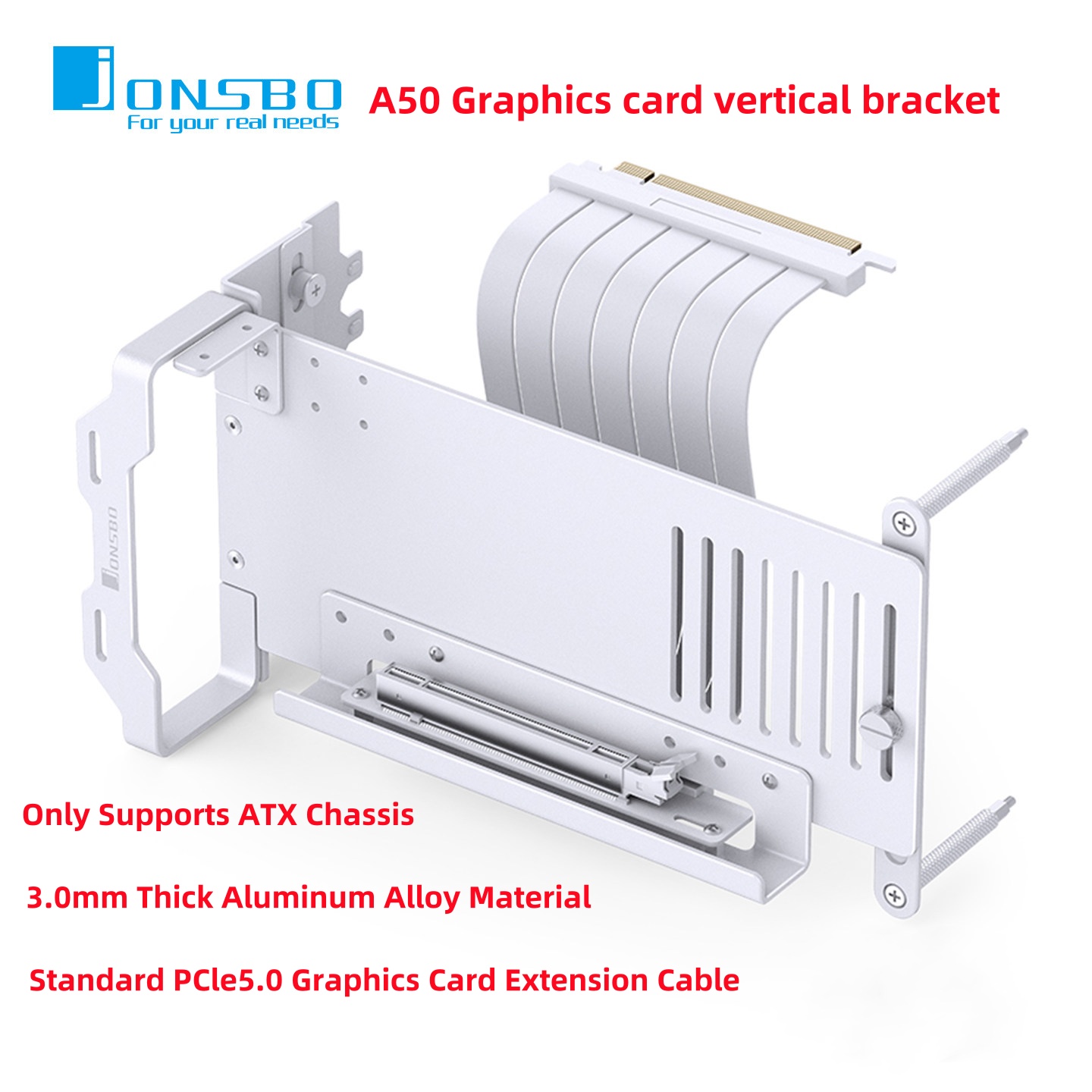 JONSBO A50 Aluminum GPU Vertic - Atx Case ulasan dan harga