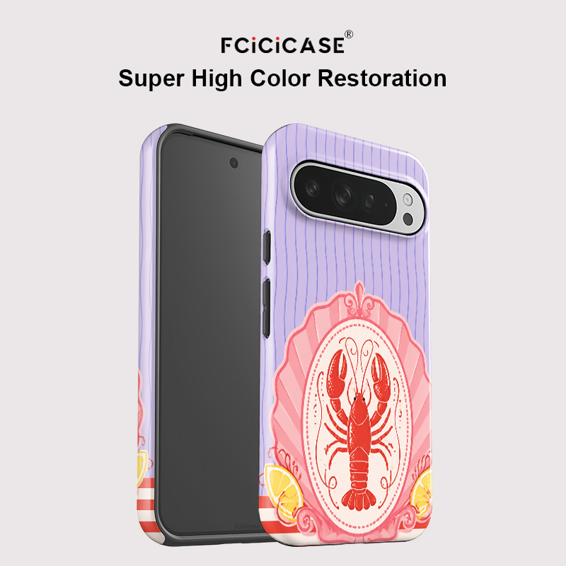Fcicicase Lobster Print Phone  - Matte Pc Case ulasan dan harga