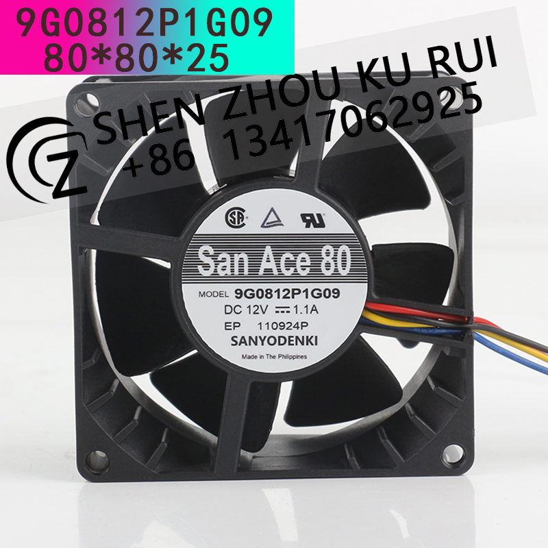 Sanyo 12V 1.1A AC EC 8038 80x8 - Case Fan Controller ulasan dan harga