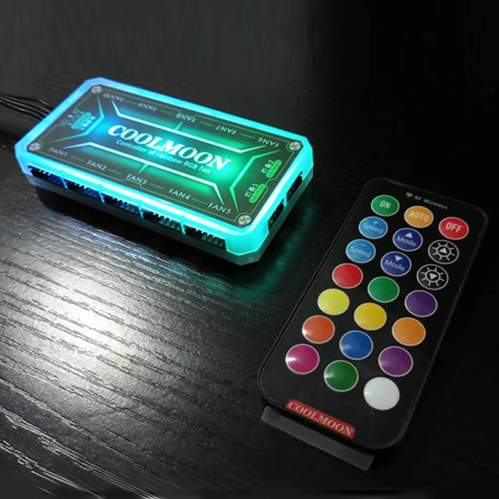 COOLMOON RGB Controller 12V 5A - Case Fan Controller ulasan dan harga