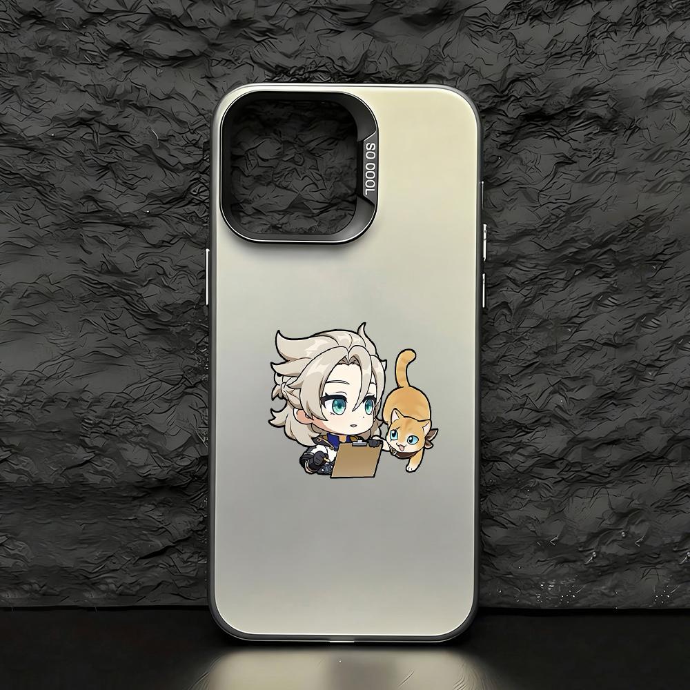 Albedo G-genshin Impact Phone  - Matte Pc Case ulasan dan harga