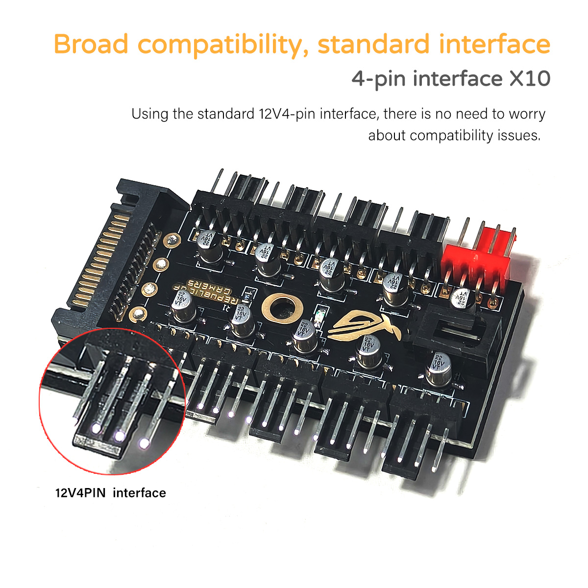 12V 4-Pin PWM Fan Controller H - Case Fan Controller ulasan dan harga