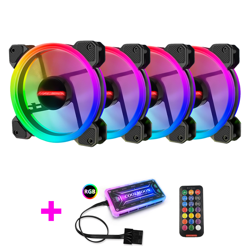 Coolmoon Case Fan PC Cooling R - Case Fan Controller ulasan dan harga