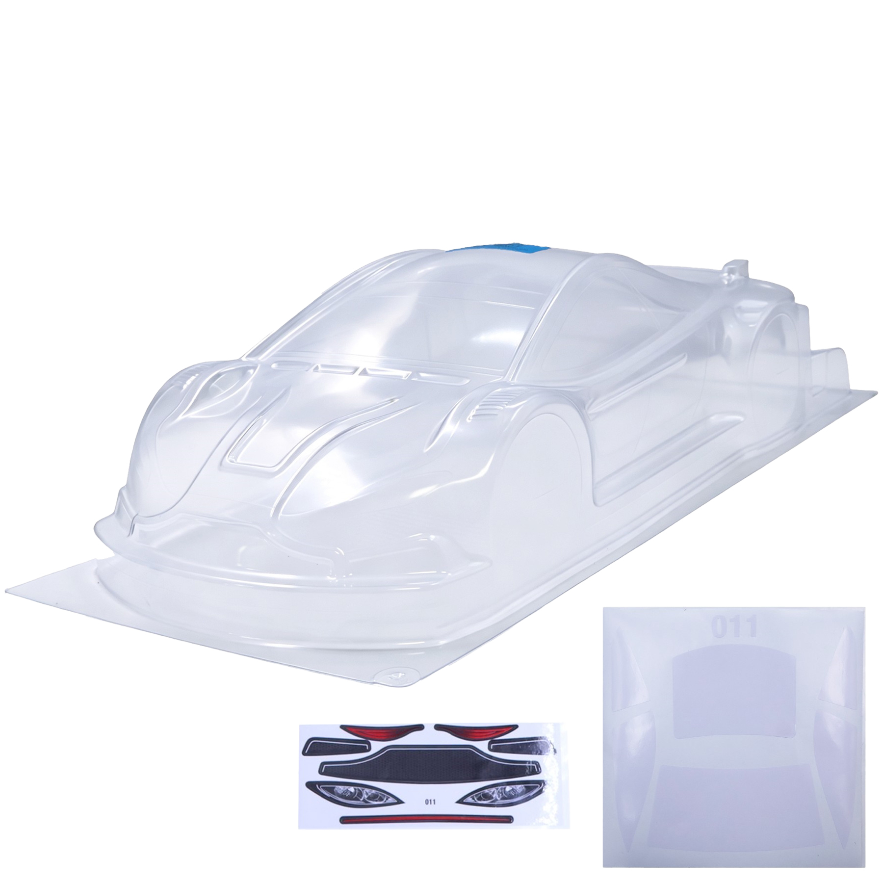 1/10 RC Unpainted On Road Clea - Pc Chassis ulasan dan harga