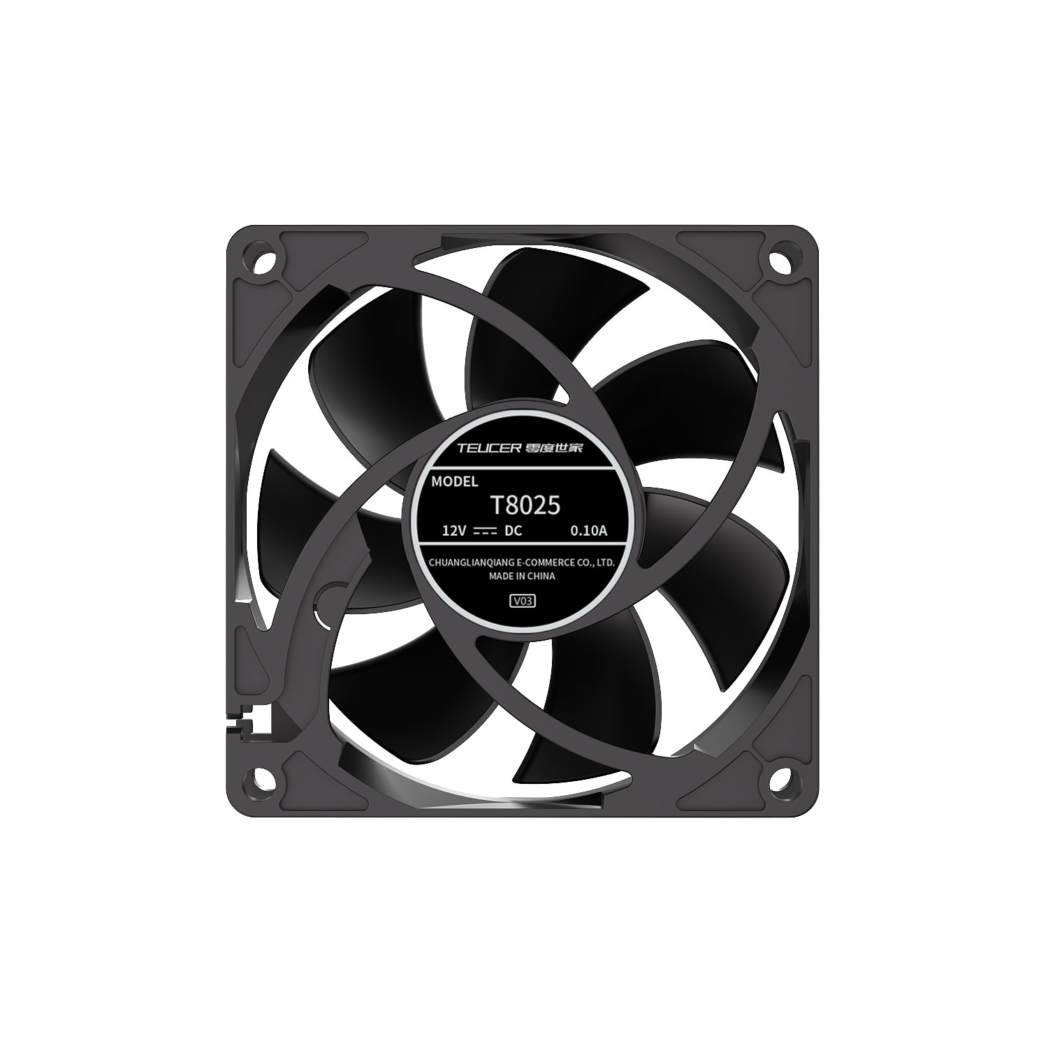 Teucer 8025 PC Case Fan 12V  B - Pc Chassis ulasan dan harga