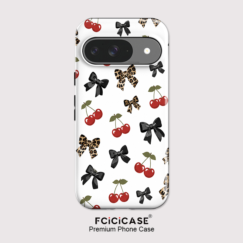 Fcicicase Bow Knots Cherry Pho - Matte Pc Case ulasan dan harga