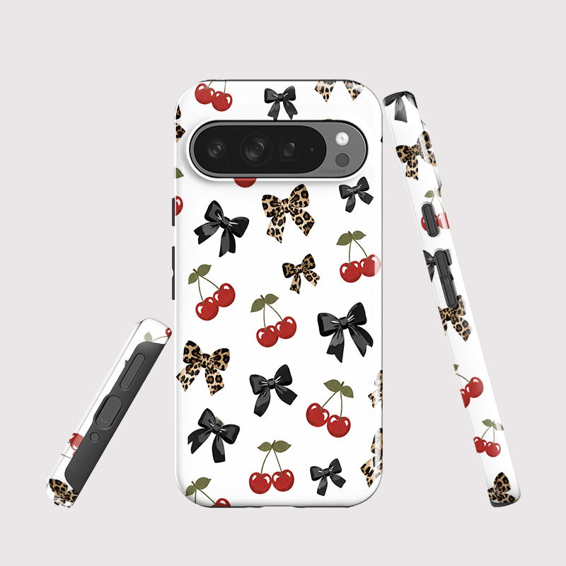 Fcicicase Bow Knots Cherry Pho - Matte Pc Case ulasan dan harga