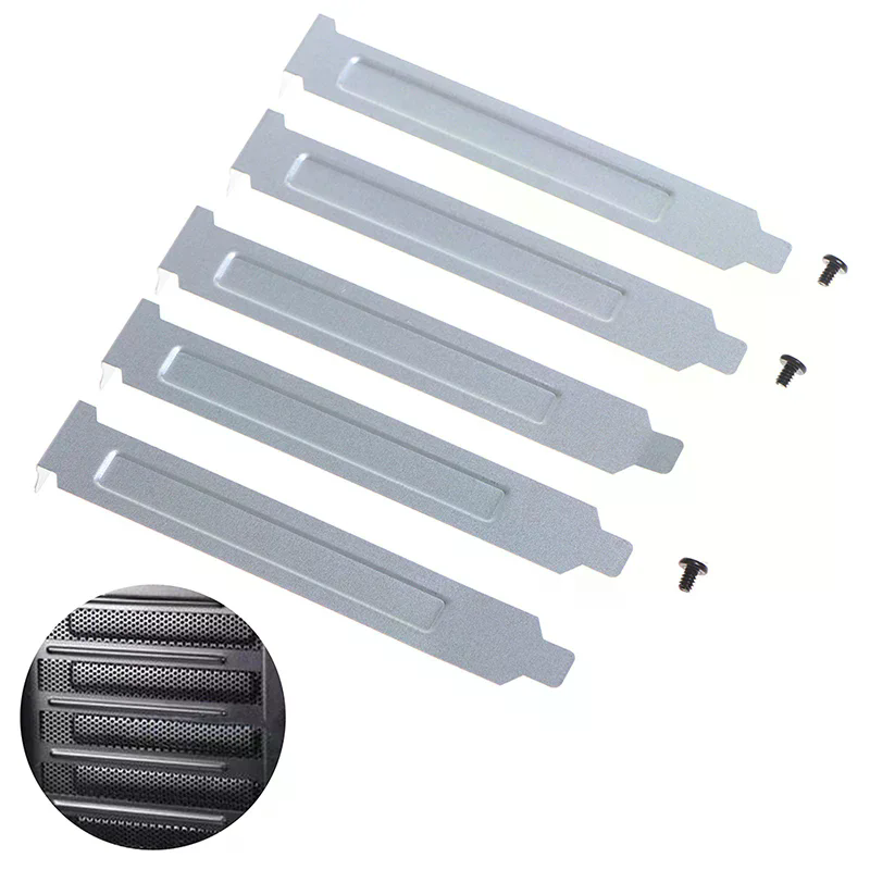 5pcs Case 12cm Silver Pci Slot - Dust Filter Pc ulasan dan harga